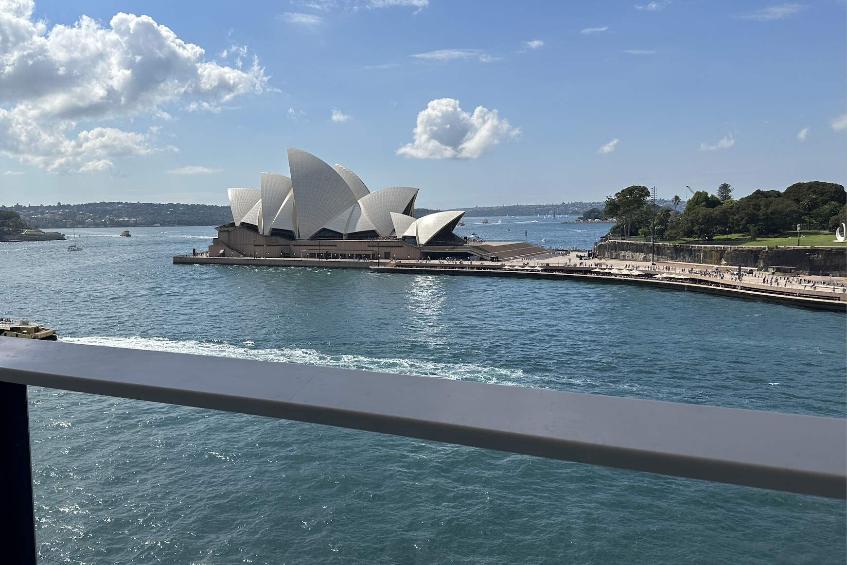 A view of the Sydney Opera House from Celebrity